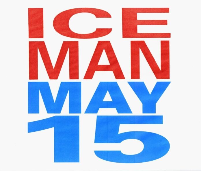 Drake Iceman release date reveal at Toronto ice sculpture