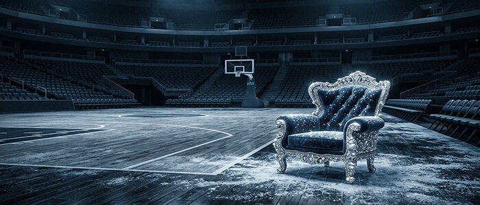 Drake Iceman album tease with iced-out courtside seats at Scotiabank Arena in Toronto