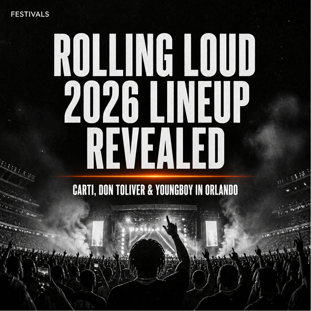 Rolling Loud 2026 Lineup: Playboi Carti, Don Toliver, and NBA YoungBoy Set to Headline Orlando Festival